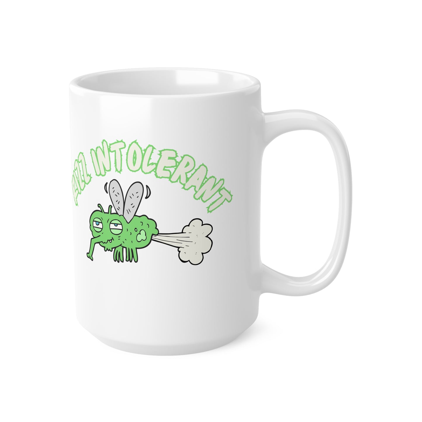 Rizz Intolerant (1) Ceramic Coffee Cup, 15oz