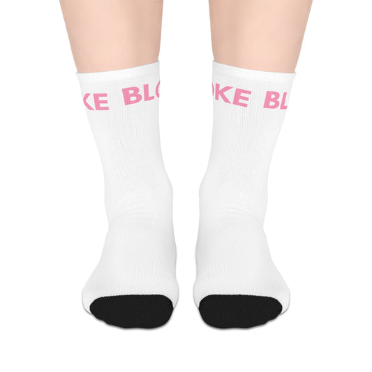 Bloke Mid-length Socks (White)