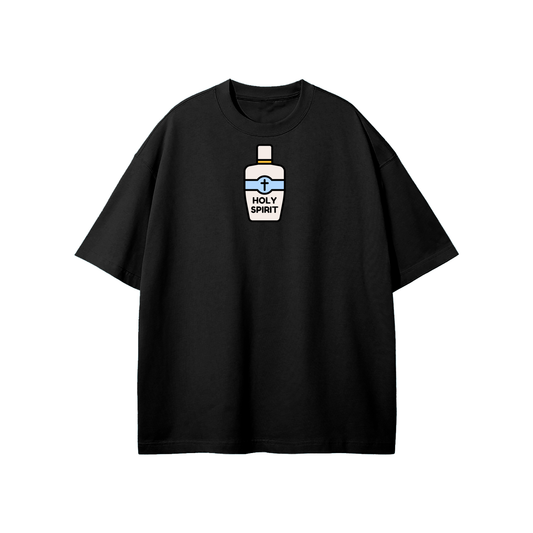 Holy Spirit (Bottle) Streetwear Heavyweight Loose Fit T-Shirt