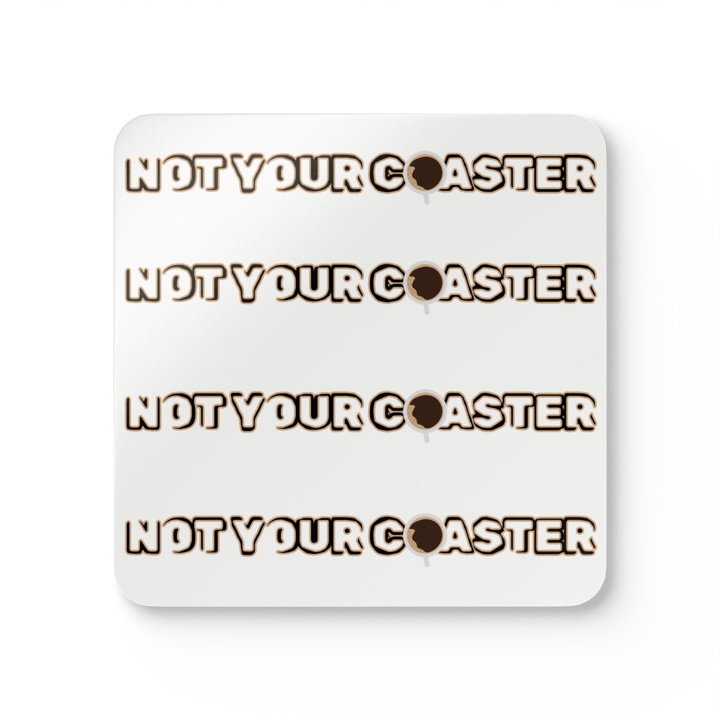 Not Your Coaster Corkwood Coaster Set