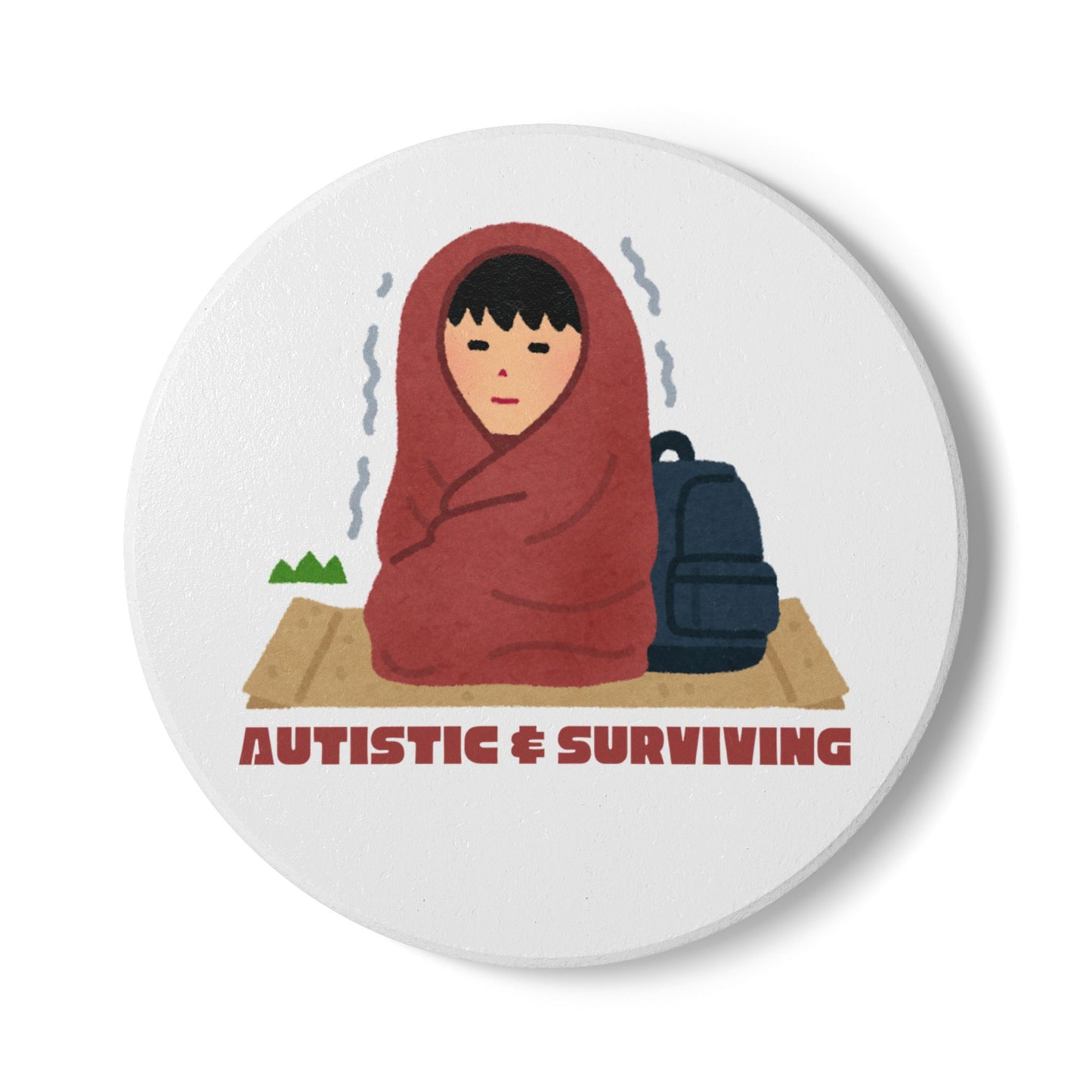 Autistic & Surviving (1) Ceramic Coaster