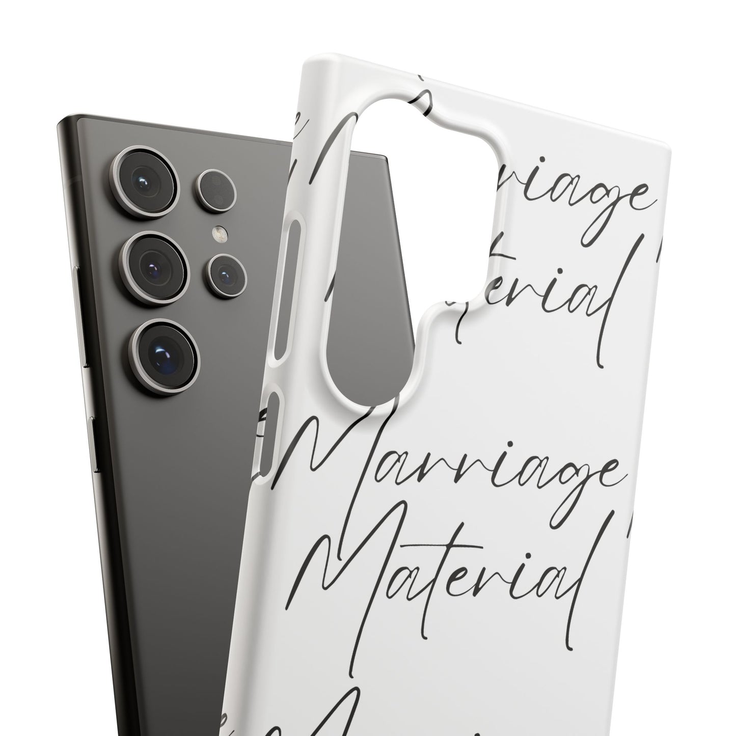 Marriage Material Snap Cases