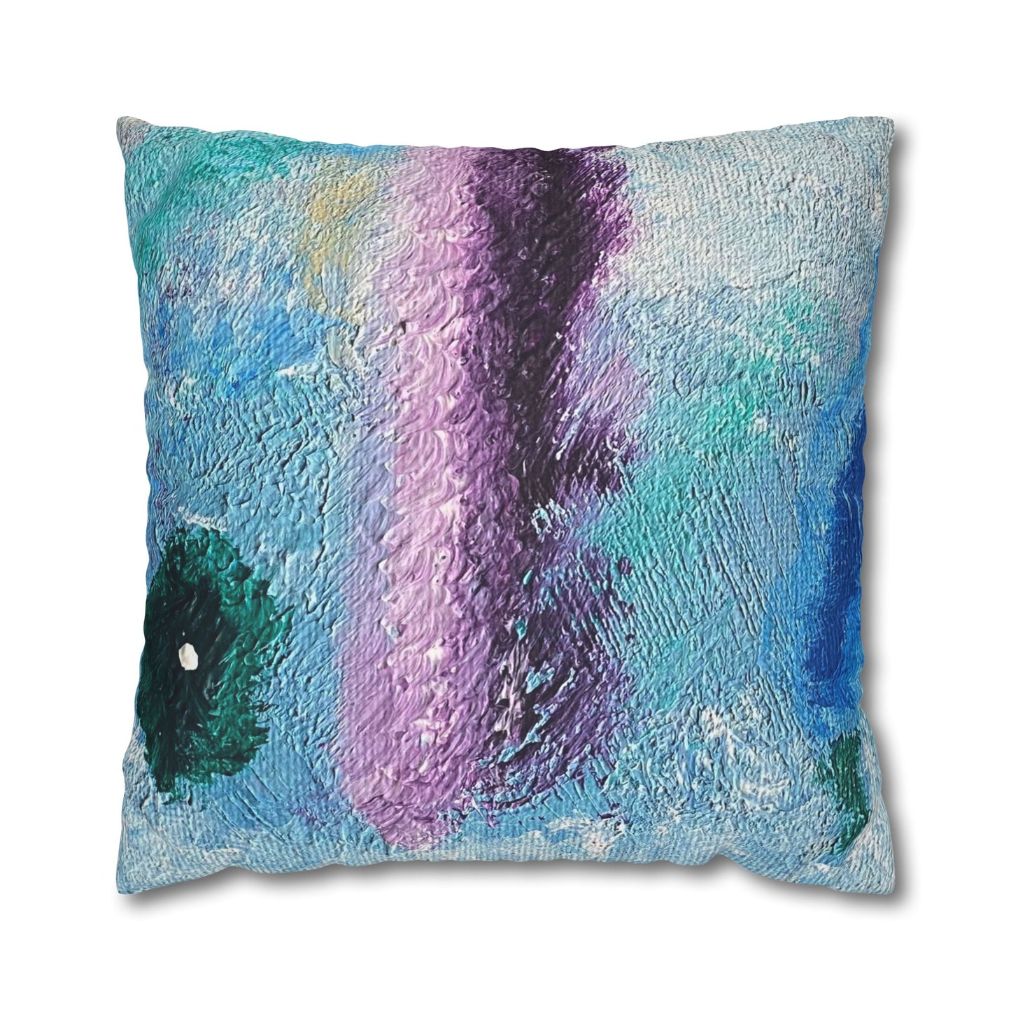Petri Dish With An Accent Square Poly Canvas Pillowcase