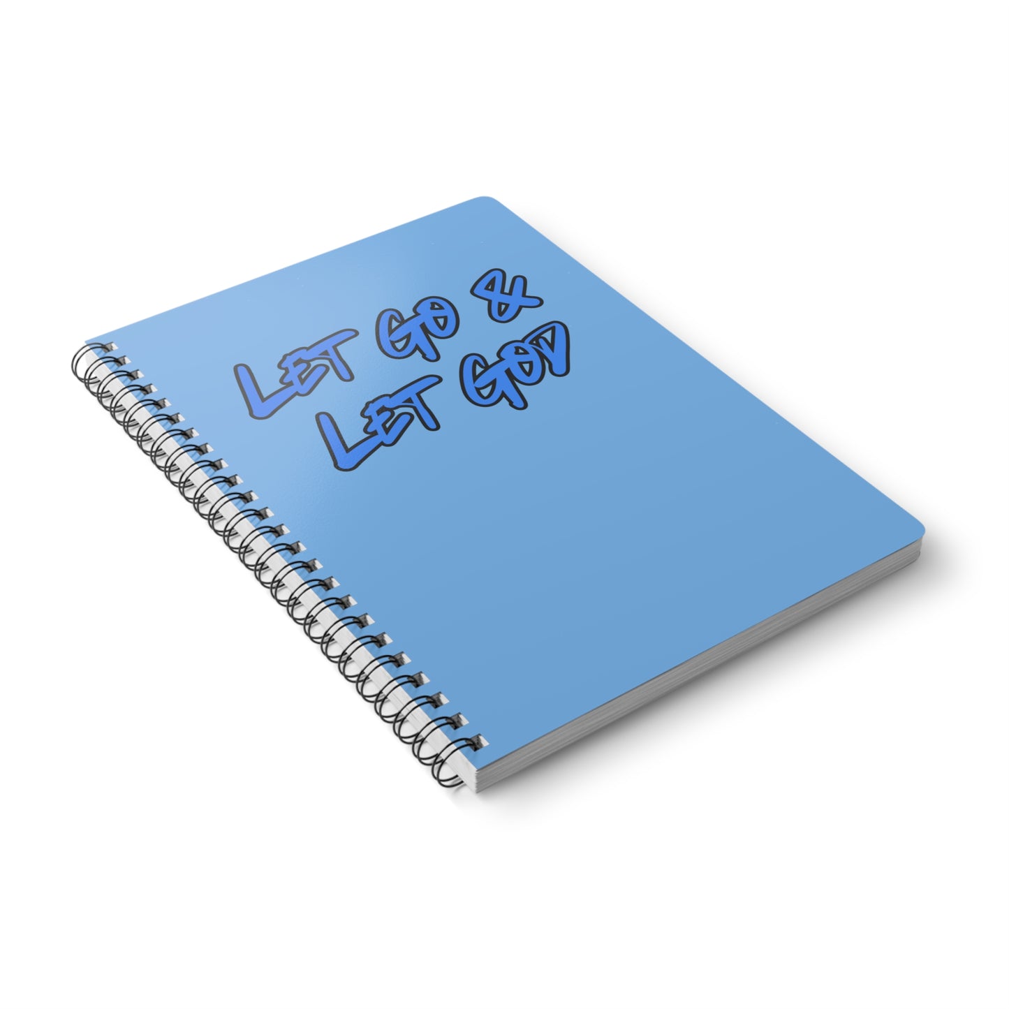 Let Go & Let God Wirobound Softcover Notebook, A5