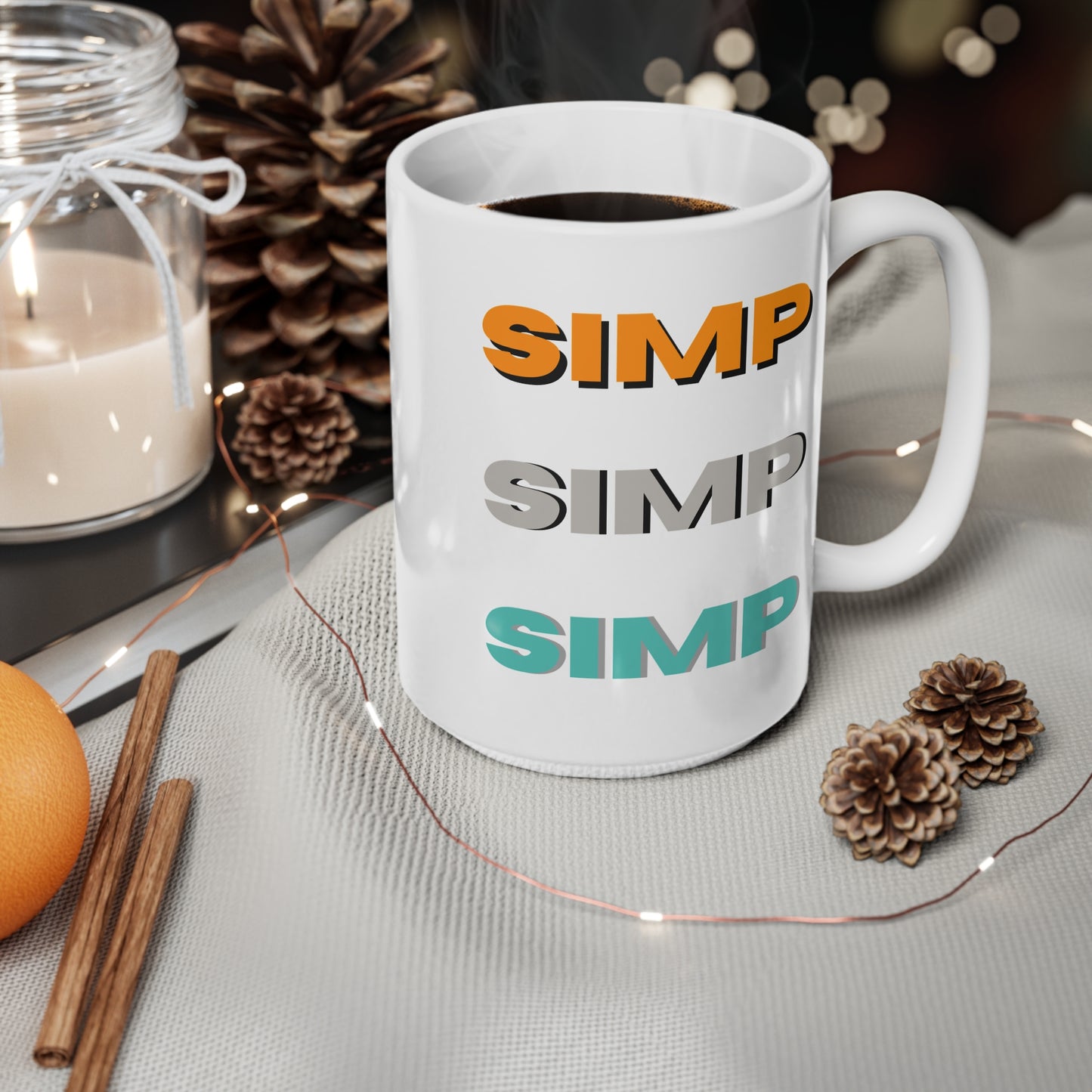 Simp Ceramic Coffee Cup, 15oz