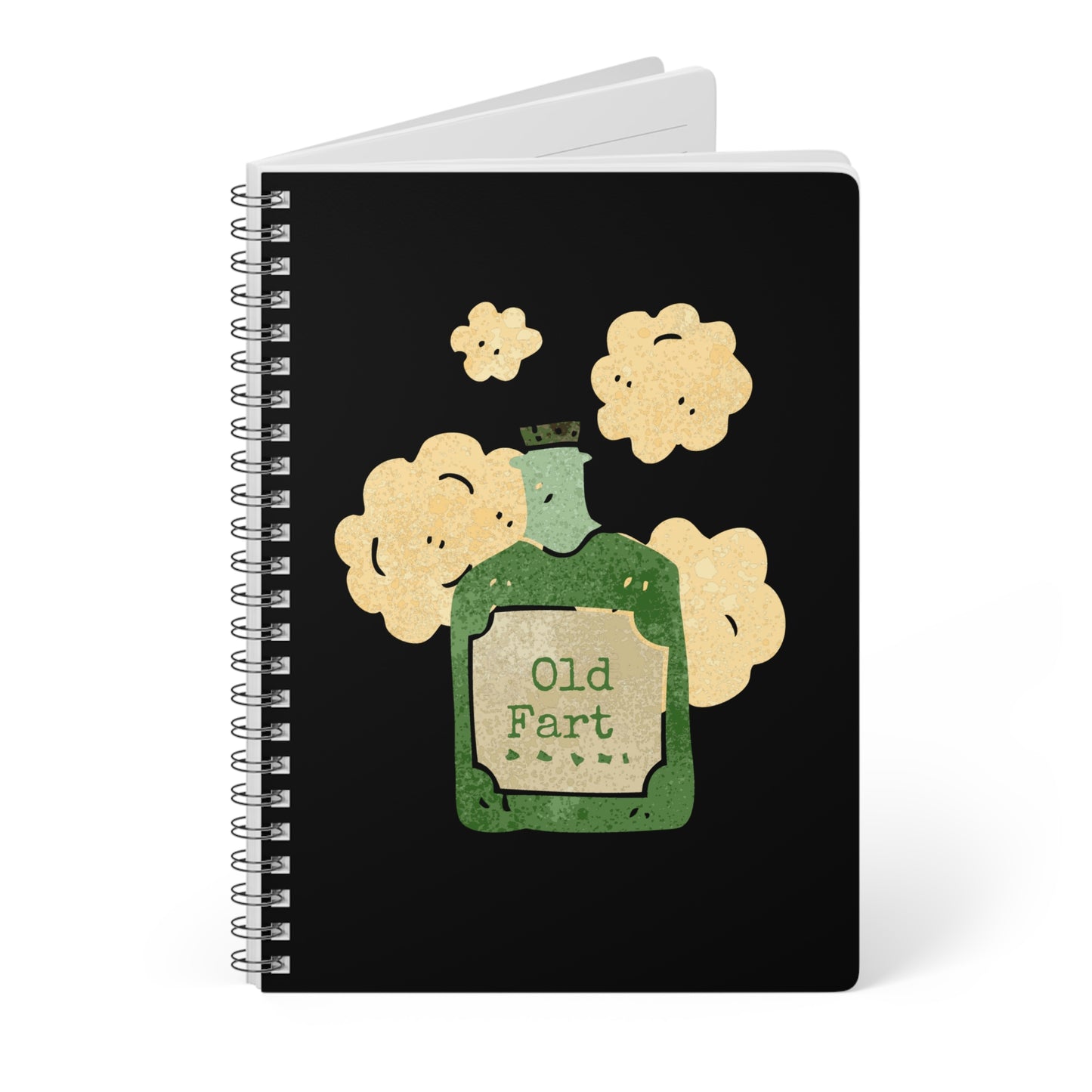 Old Fart Wirobound Softcover Notebook, A5