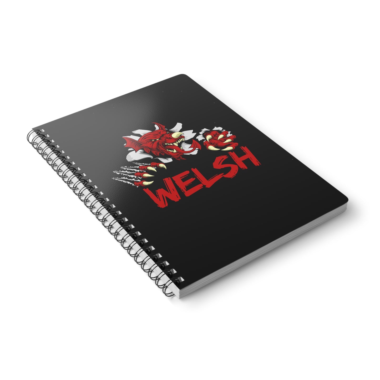 Welsh Wirobound Softcover Notebook, A5