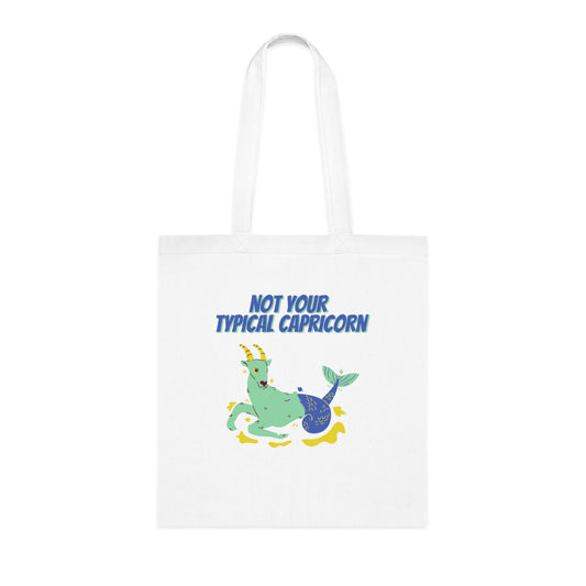 Not Your Typical Capricorn Cotton Tote