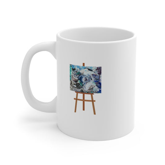 Catch A Big Wave (Easel) 11oz White Mug