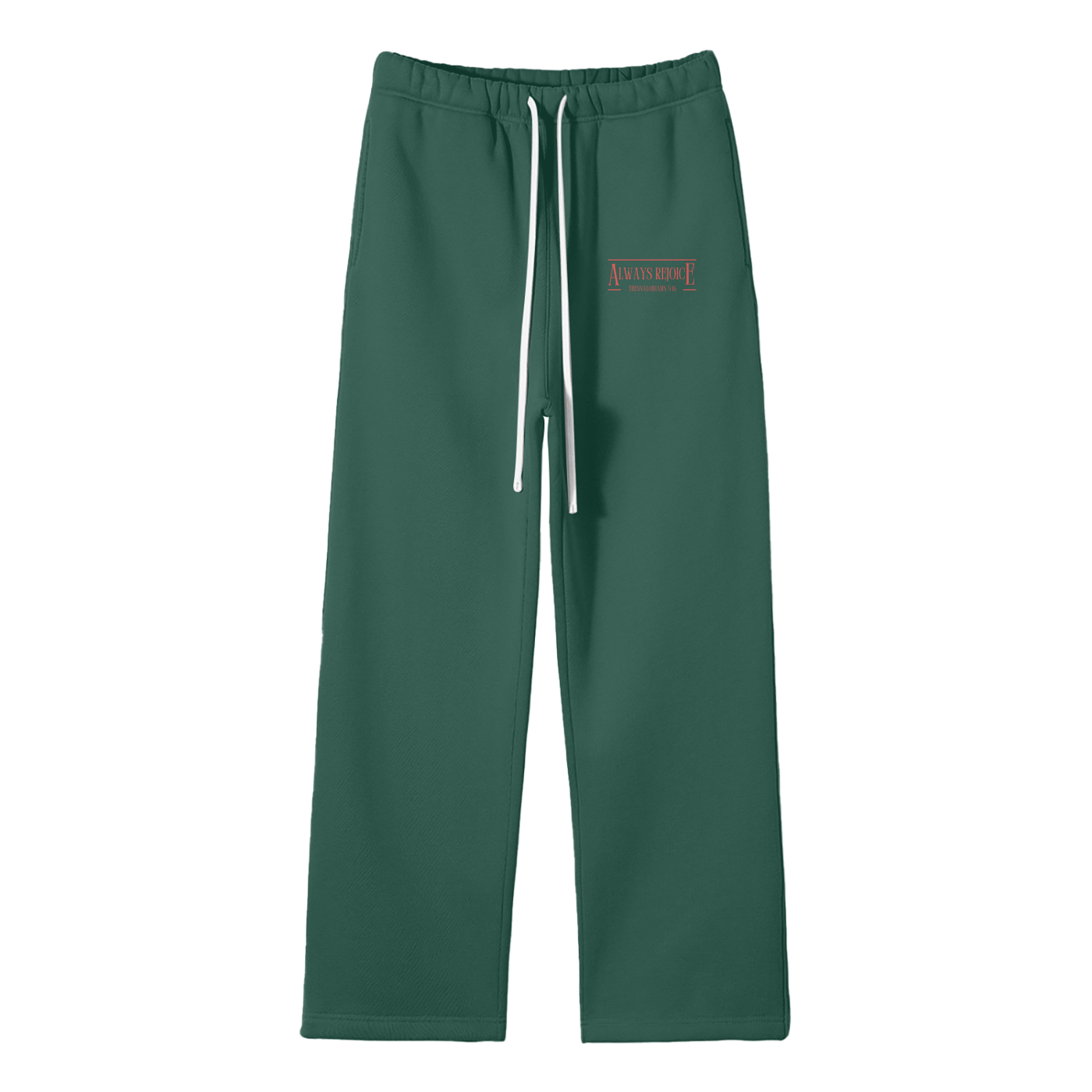 Always Rejoice Streetwear Fleece Straight Leg Pants