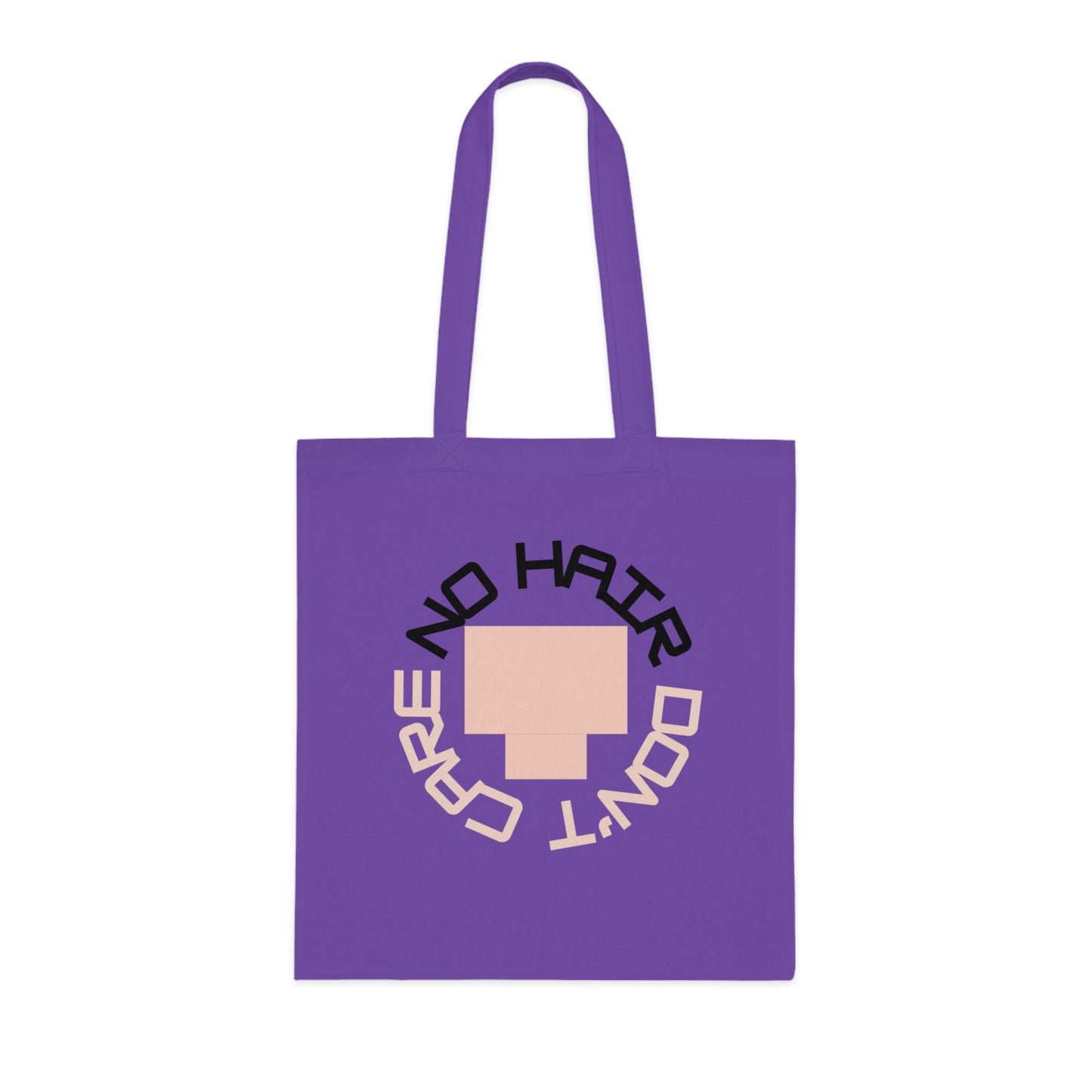 No Hair Don't Care (3) Cotton Tote