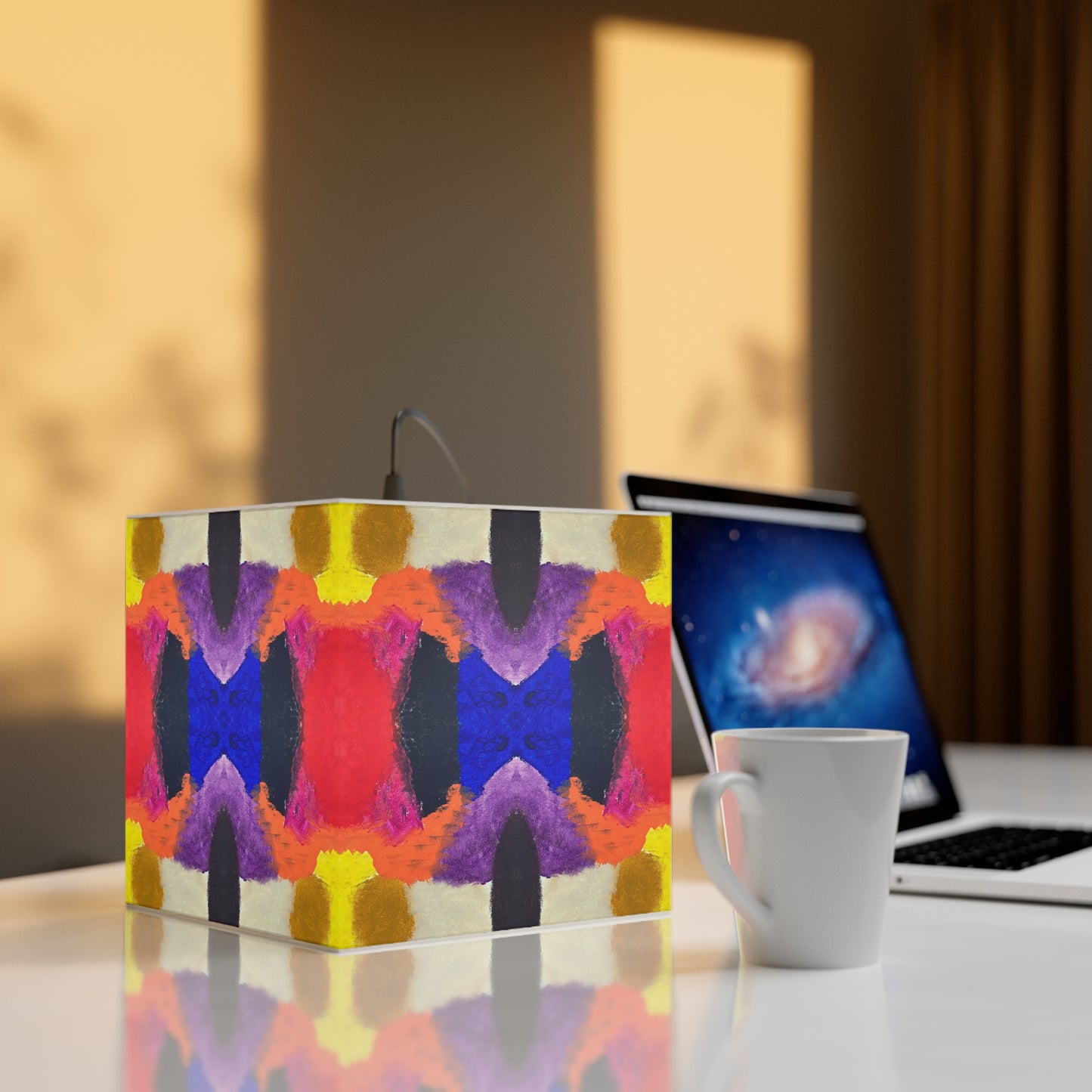Thru a rough patch Light Cube Lamp