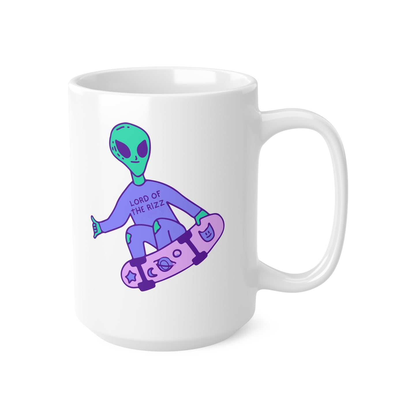 Lord Of The Rizz Ceramic Coffee Cup, 15oz