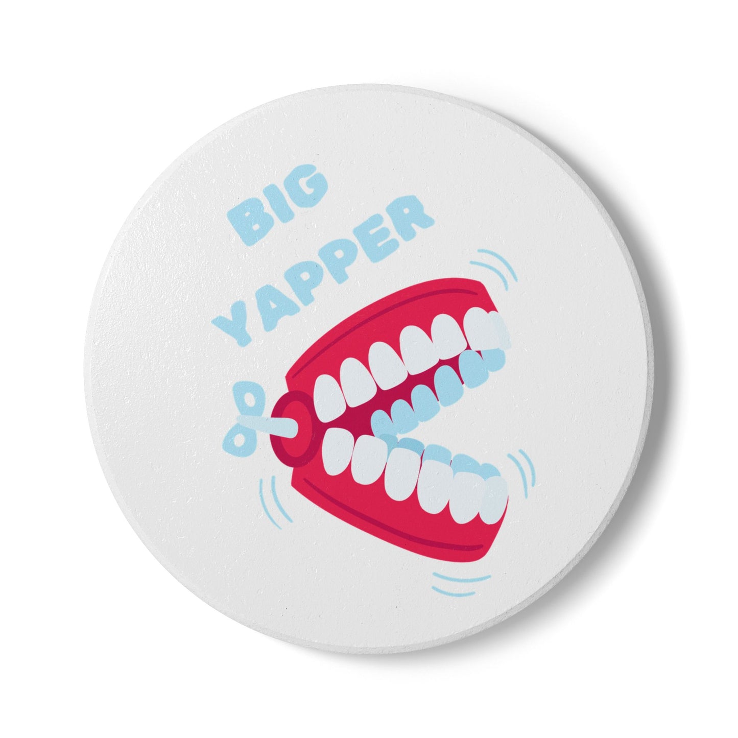 Big Yapper Ceramic Coaster