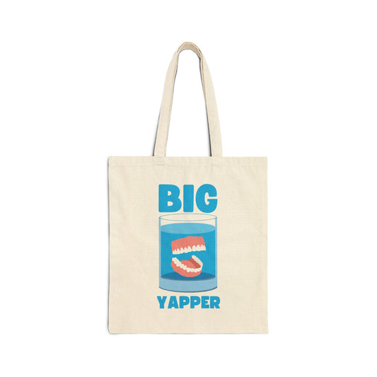 Big Yapper Cotton Canvas Tote Bag