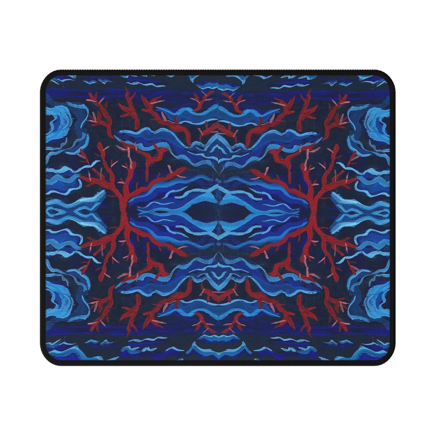 Red Scared Non-Slip Gaming Mouse Pad