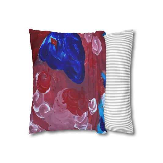 Everything Is Quite Thick Square Poly Canvas Pillowcase