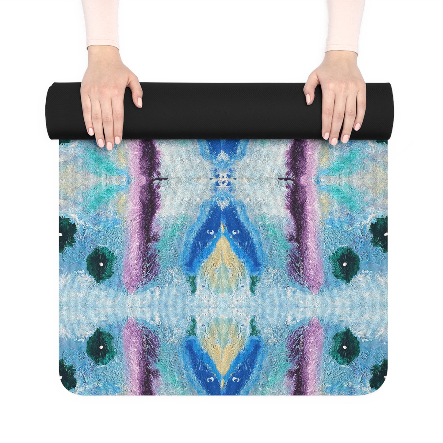 Petri Dish With An Accent Rubber Yoga Mat