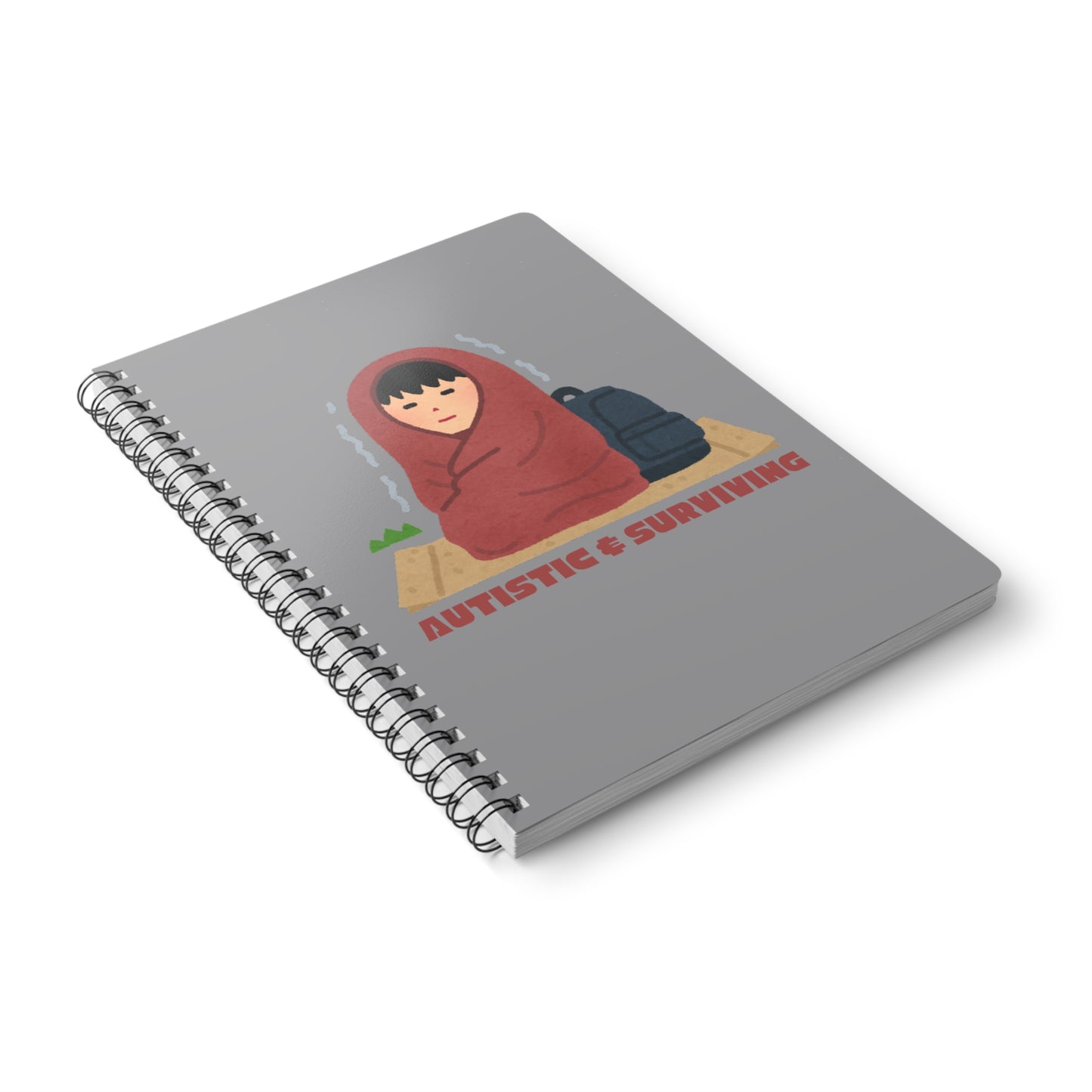 Autistic & Surviving (2) Wirobound Softcover Notebook, A5
