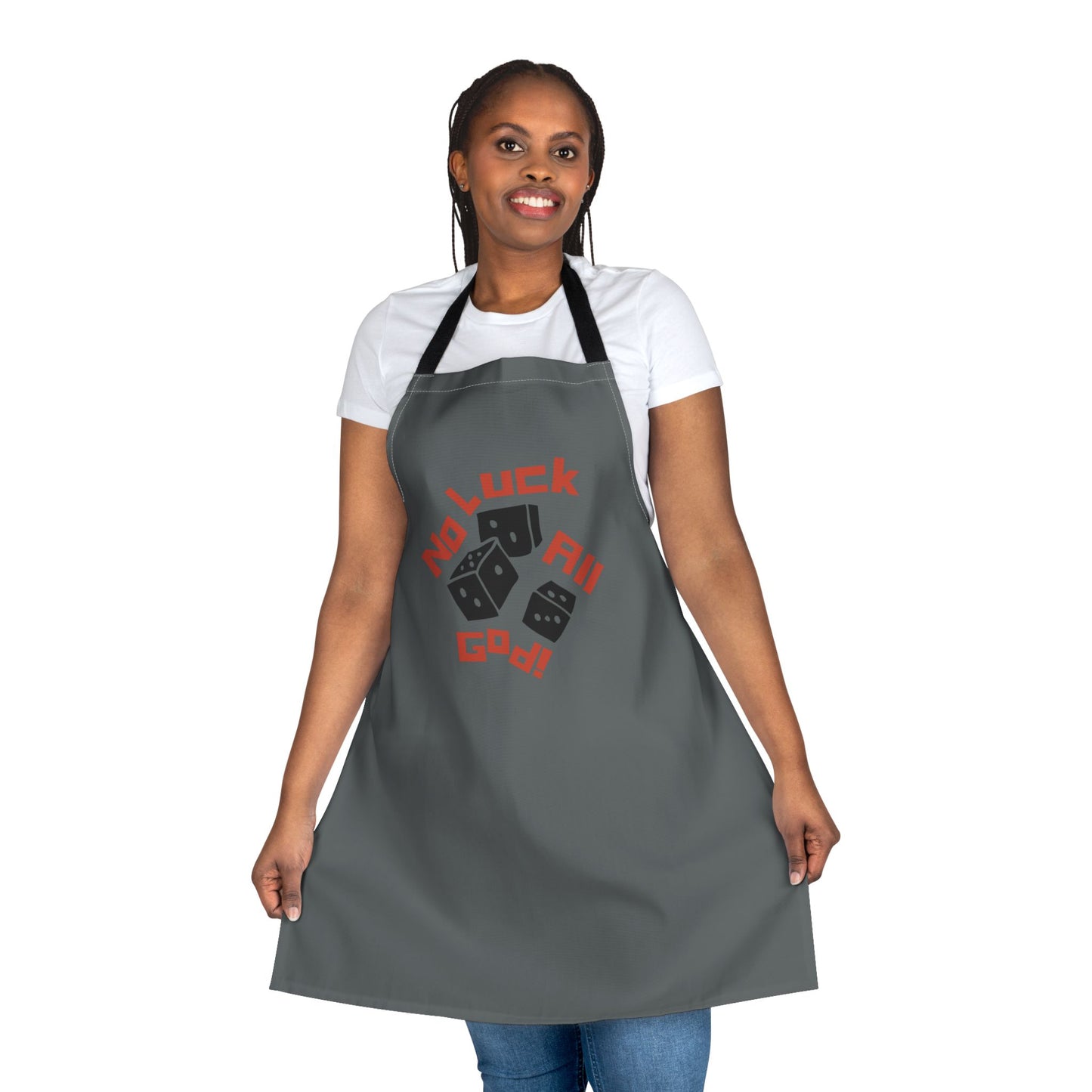 No Luck All God Apron, 5-Color Straps