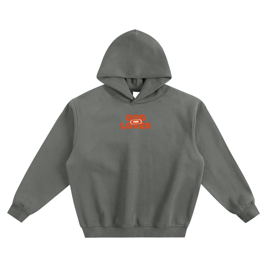 God Loves You Fleeced Boxy Hoodie