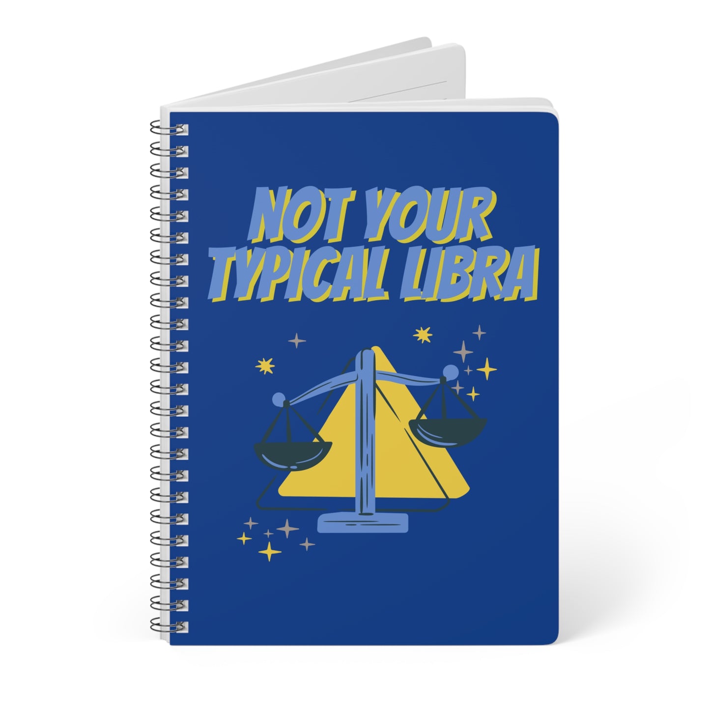 Not Your Typical Libra Wirobound Softcover Notebook, A5