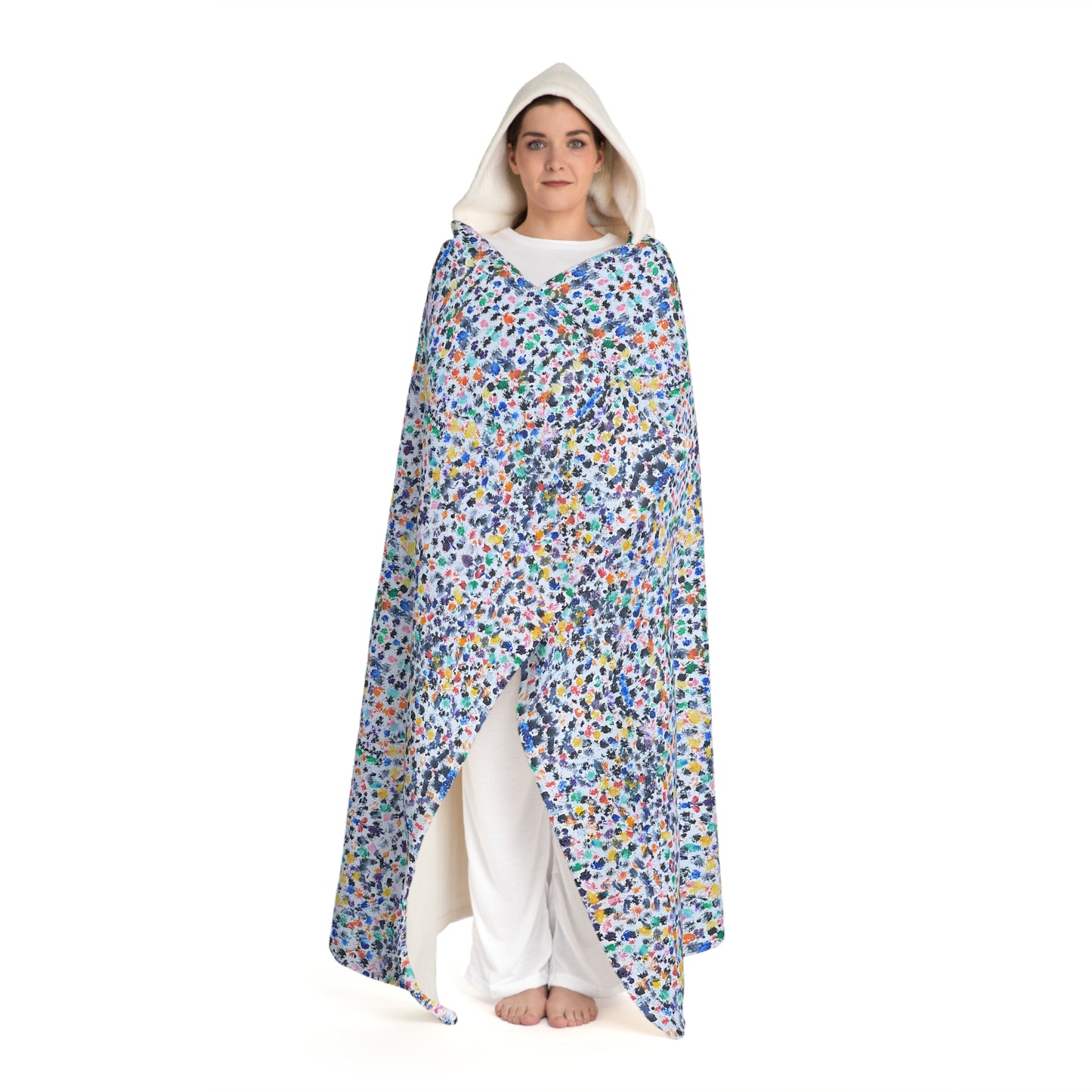 Millions Hooded Sherpa Fleece Blanket