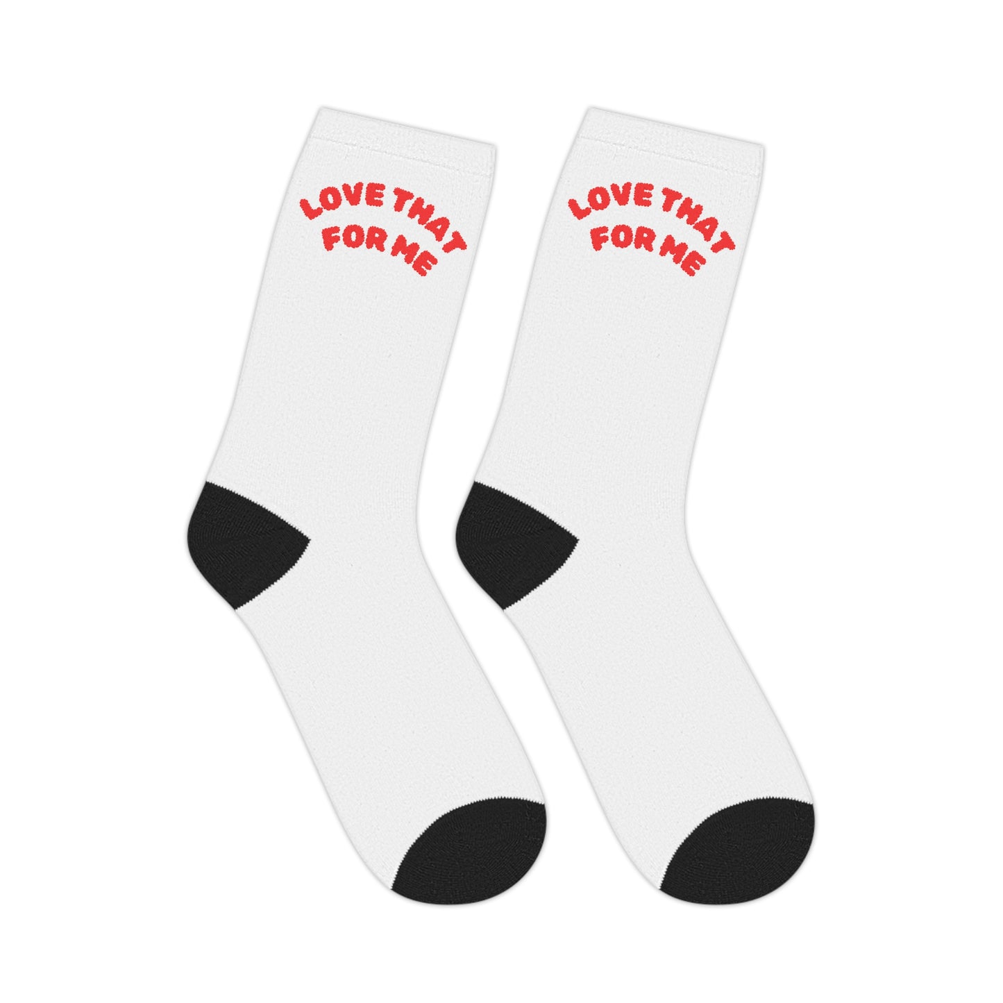 Love That For Me Mid-length Socks (White)