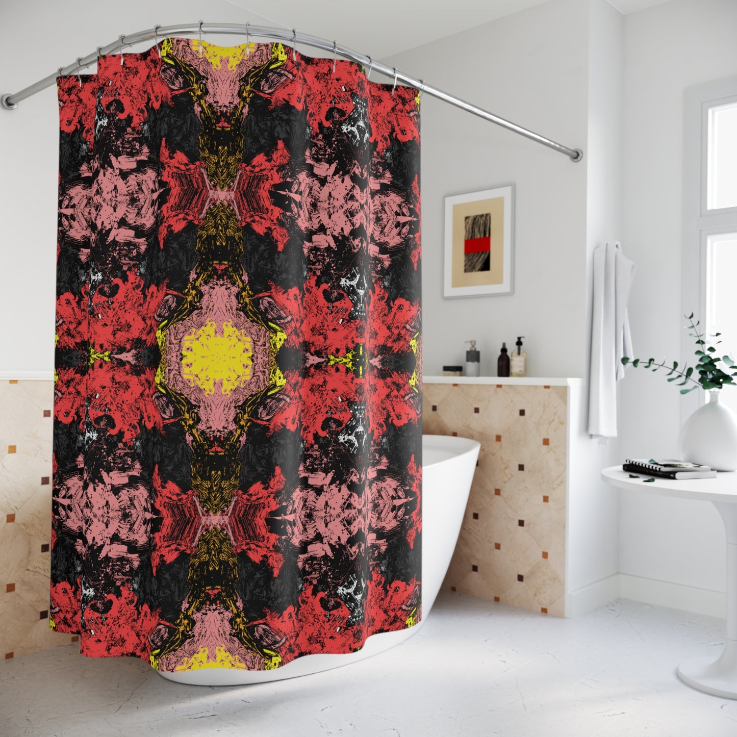 Call My Bluff Digi Shower Curtains