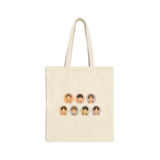 BTS All Members Cotton Canvas Tote Bag