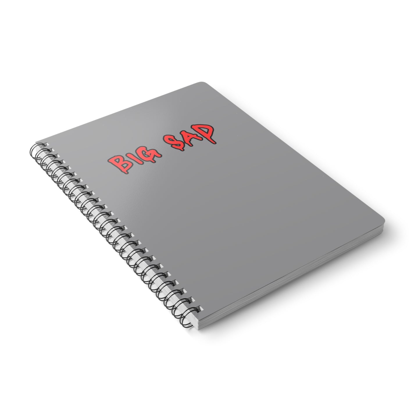 Big Sad (1) Wirobound Softcover Notebook, A5