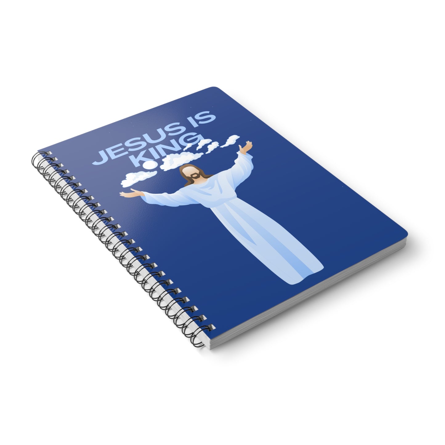 Jesus Is King (1) Wirobound Softcover Notebook, A5