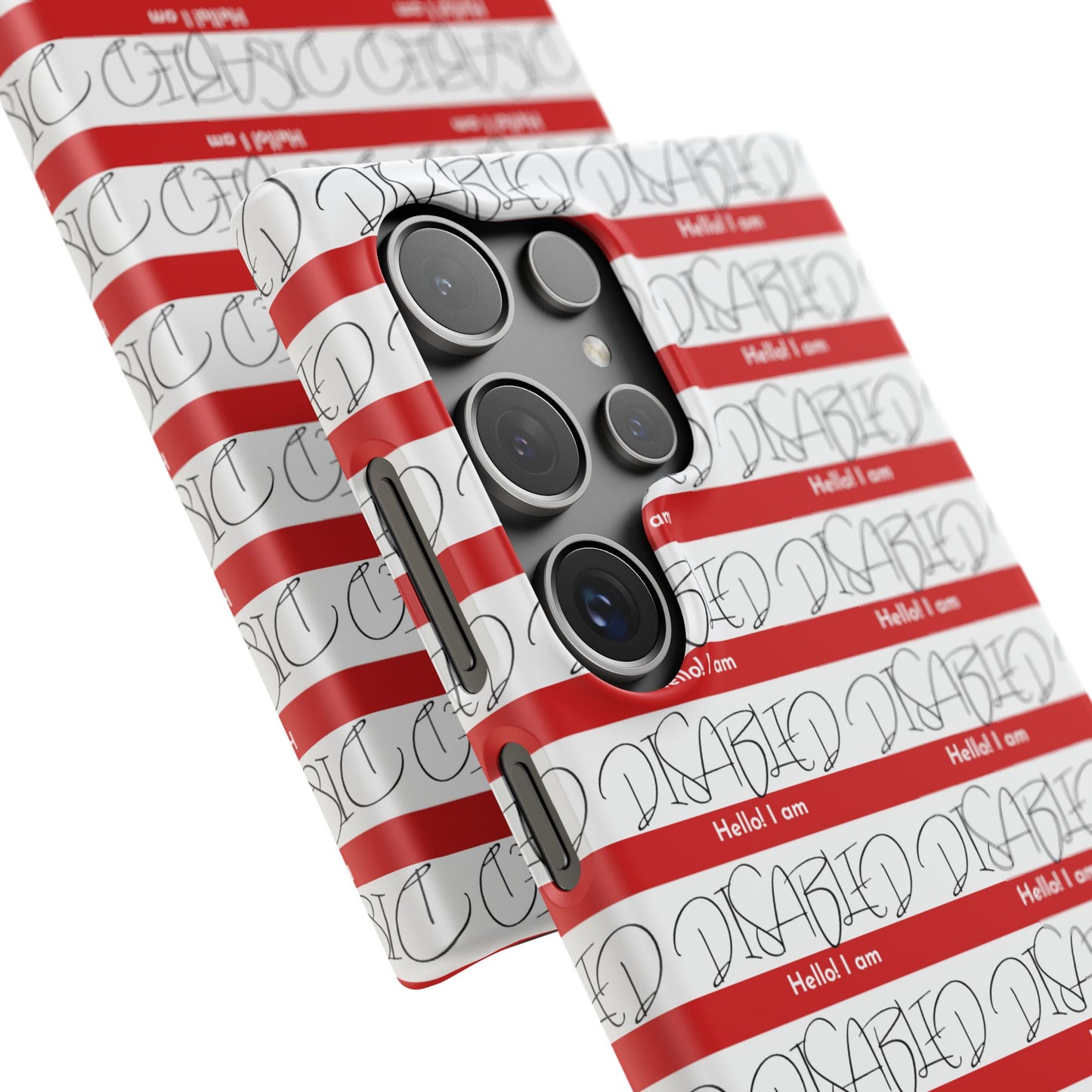 Hello I Am Disabled Snap Cases