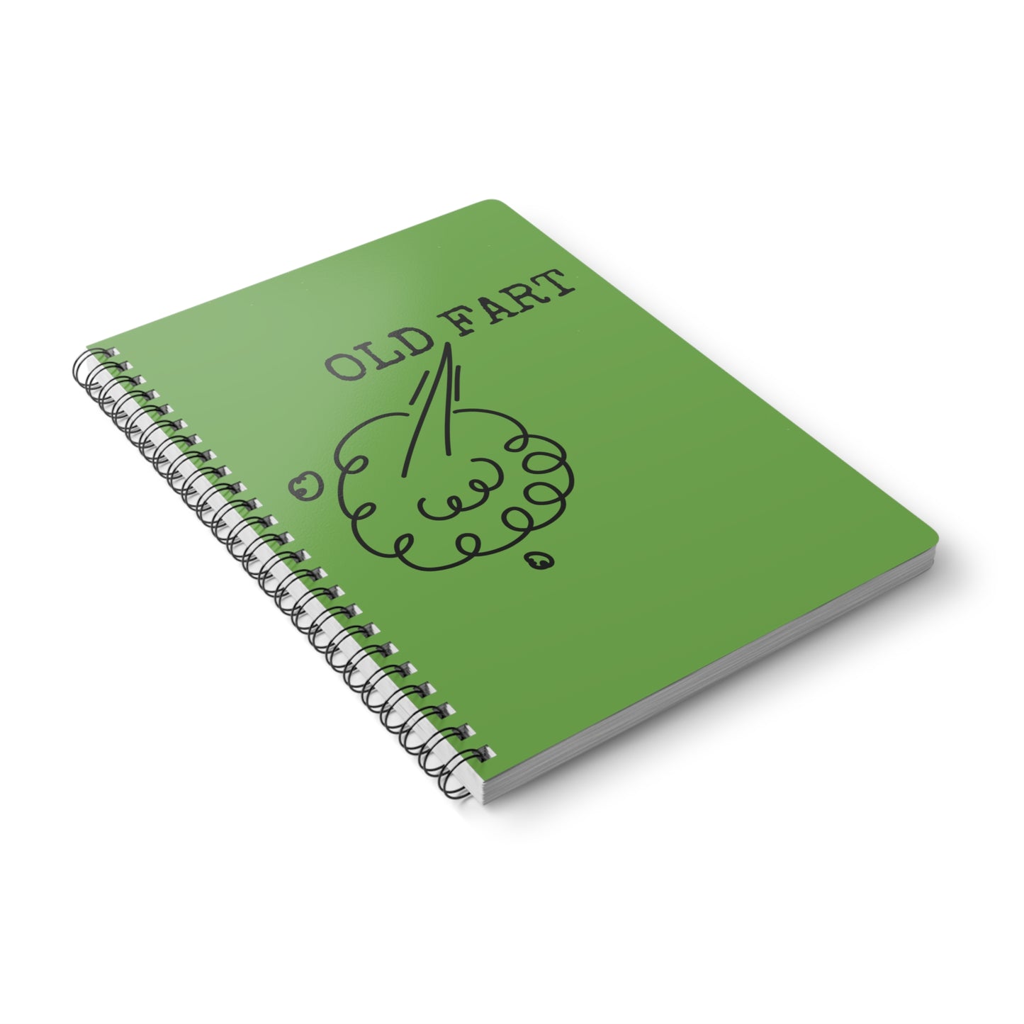 Old Fart (1) Wirobound Softcover Notebook, A5