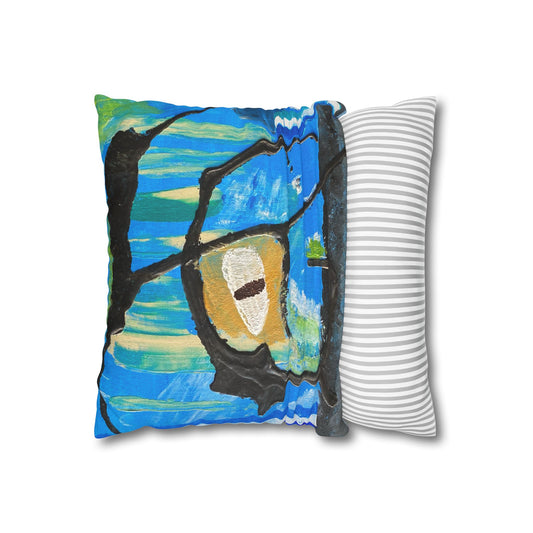 Demo Dome Square Poly Canvas Pillowcase