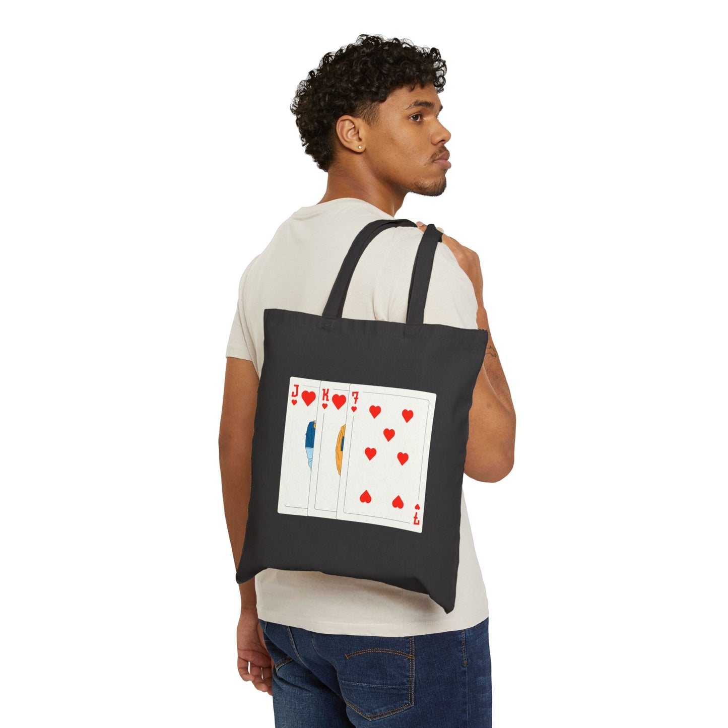 JK7 Cotton Canvas Tote Bag
