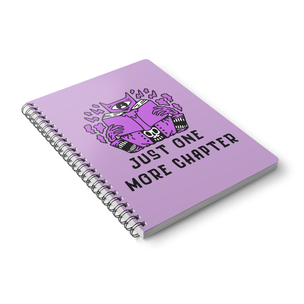 Just One More Chapter Wirobound Softcover Notebook, A5