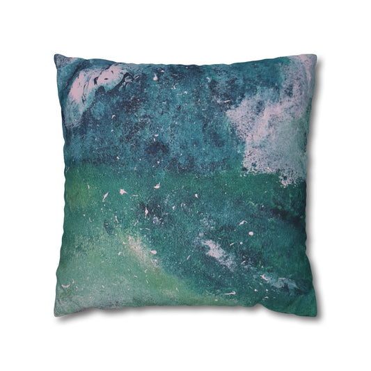 Aurora Square Poly Canvas Pillowcase
