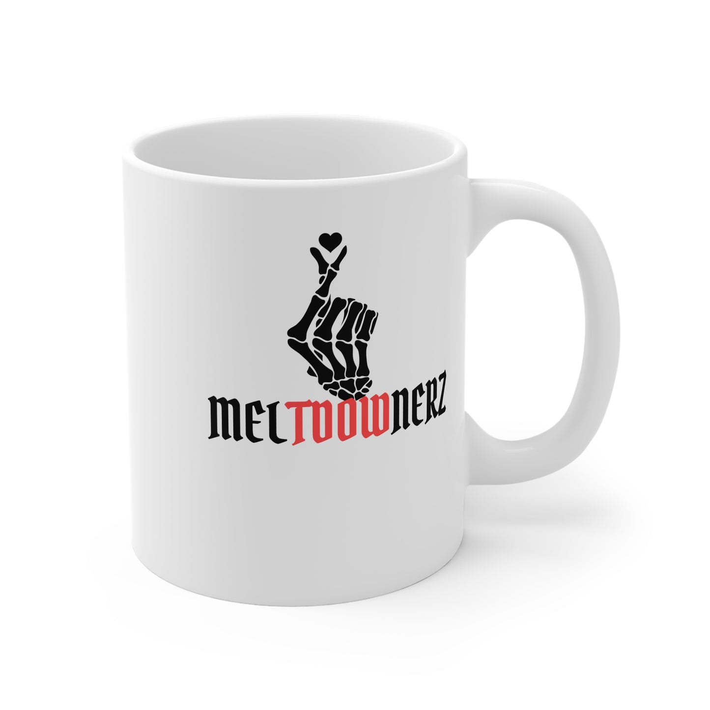 Meltdownerz Bonez 11oz White Mug