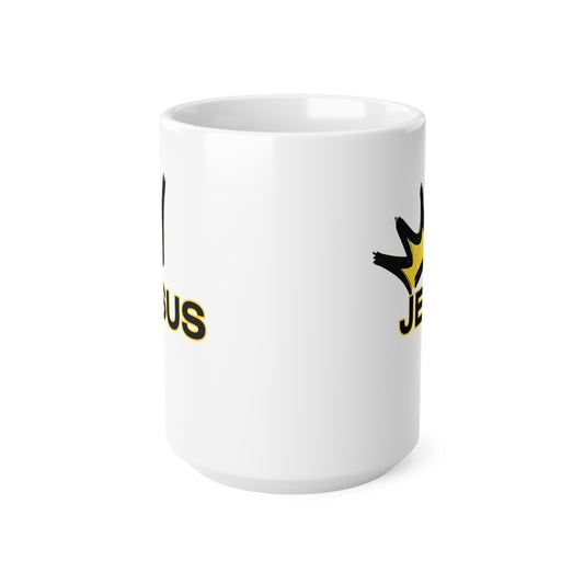 Jesus Is King (1) Ceramic Coffee Cup, 15oz