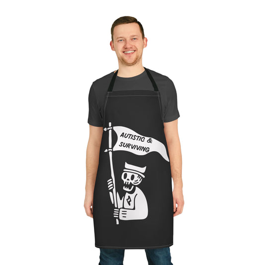 Autistic & Surviving Apron, 5-Color Straps