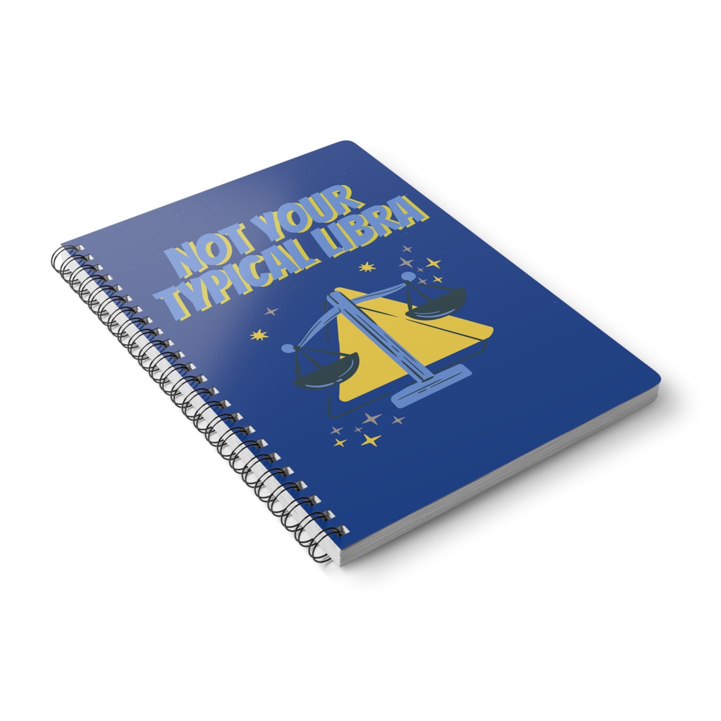 Not Your Typical Libra Wirobound Softcover Notebook, A5