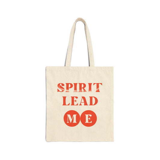Spirit Lead Me Cotton Canvas Tote Bag