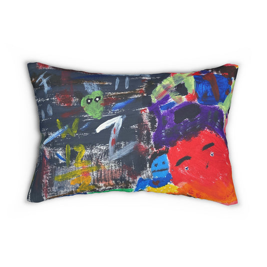 My Parents Are Aliens Spun Polyester Lumbar Pillow
