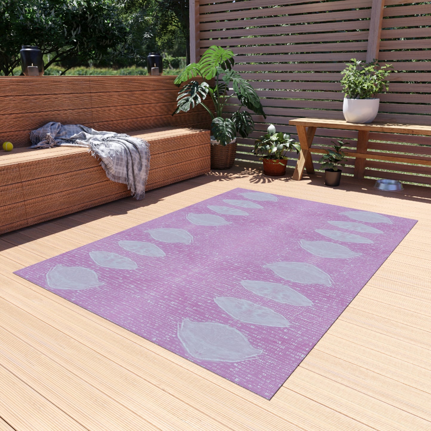 Breast Around Outdoor Rug