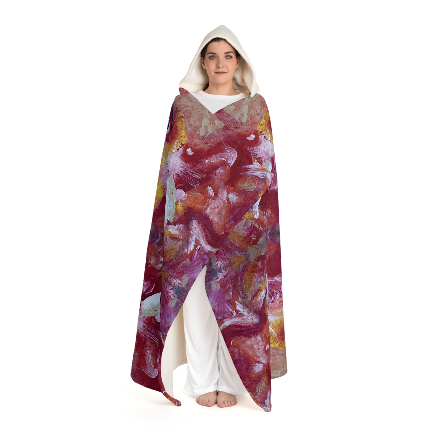 The Others Hooded Sherpa Fleece Blanket