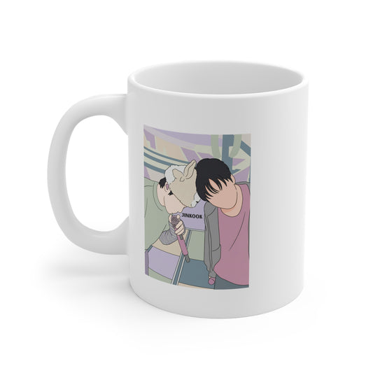 Jinkook (Jin & Jungkook) 11oz White Mug