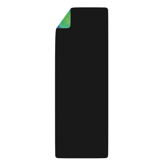 Still Big But Green Rubber Yoga Mat
