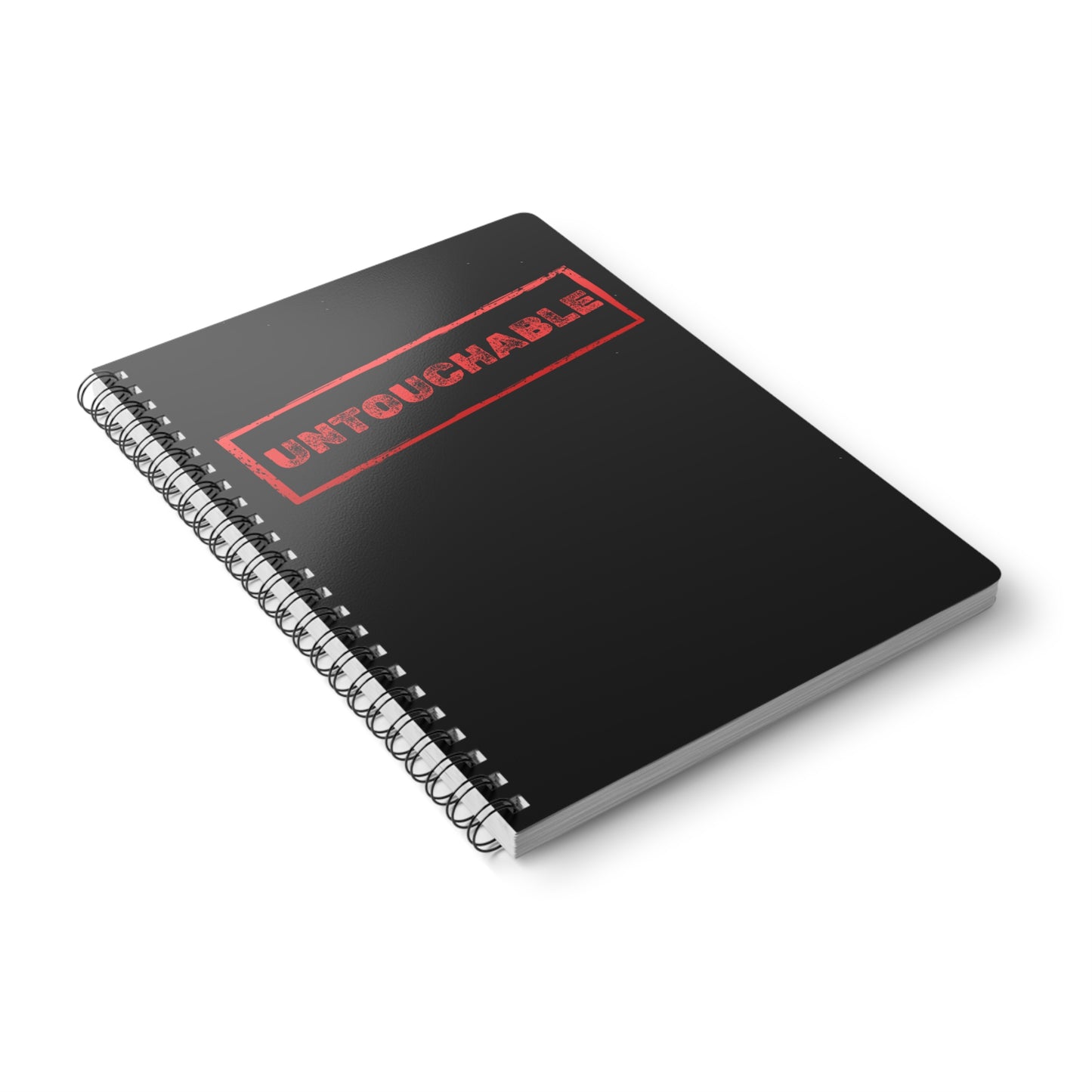Untouchable Wirobound Softcover Notebook, A5