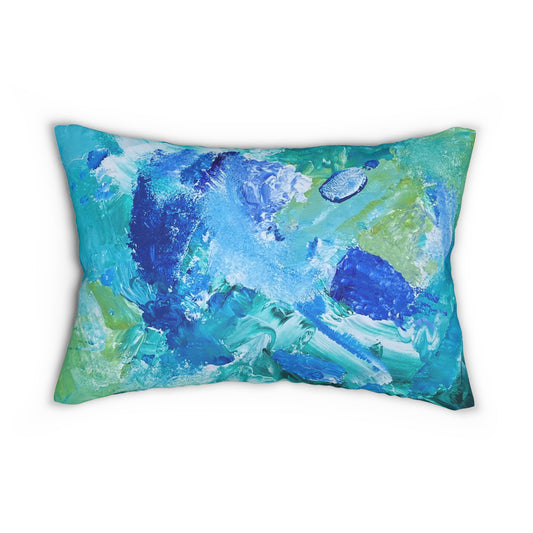 Sea Surchin Spun Polyester Lumbar Pillow